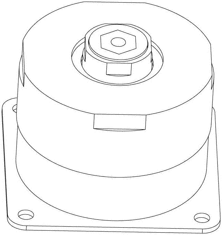 Three-directional friction adjustable strong-impact-resisting vibration isolator