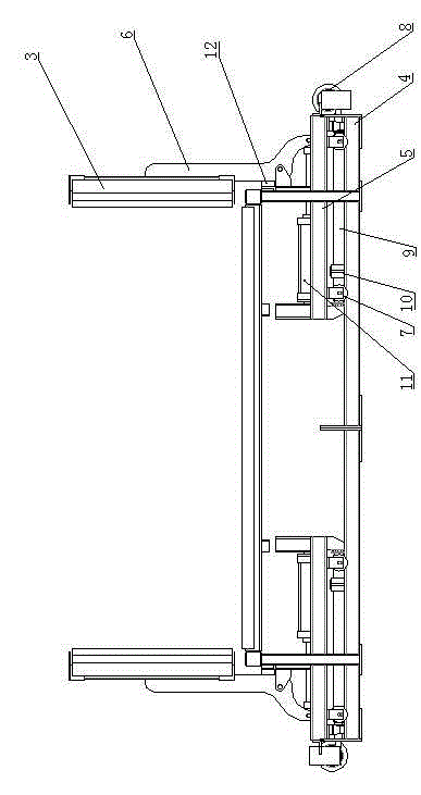 Guide correcting device of sponge cutting machine