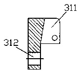 Rising-falling type LED lamp device