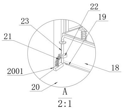 A concrete pouring cage support mechanism for building construction