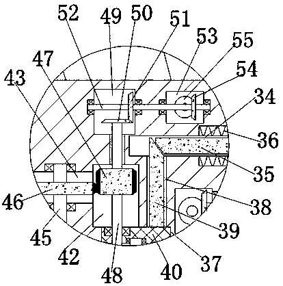 Bi-component elastic mixture bridge expansion joint device and use method thereof