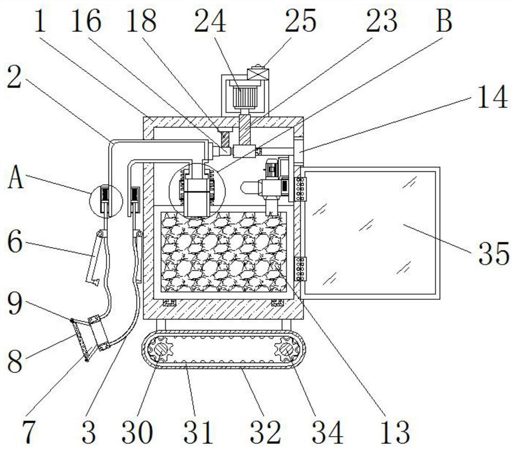 A dust removal device for industrial automation equipment