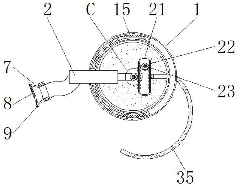 A dust removal device for industrial automation equipment