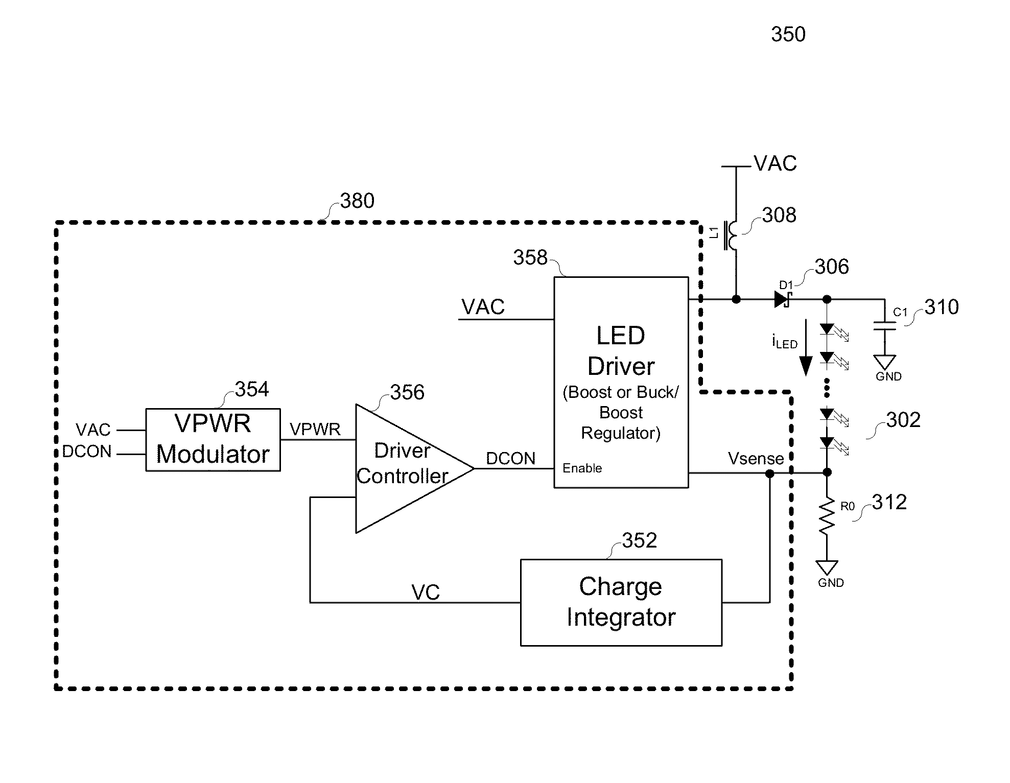 Self-adjusted LED illumination system