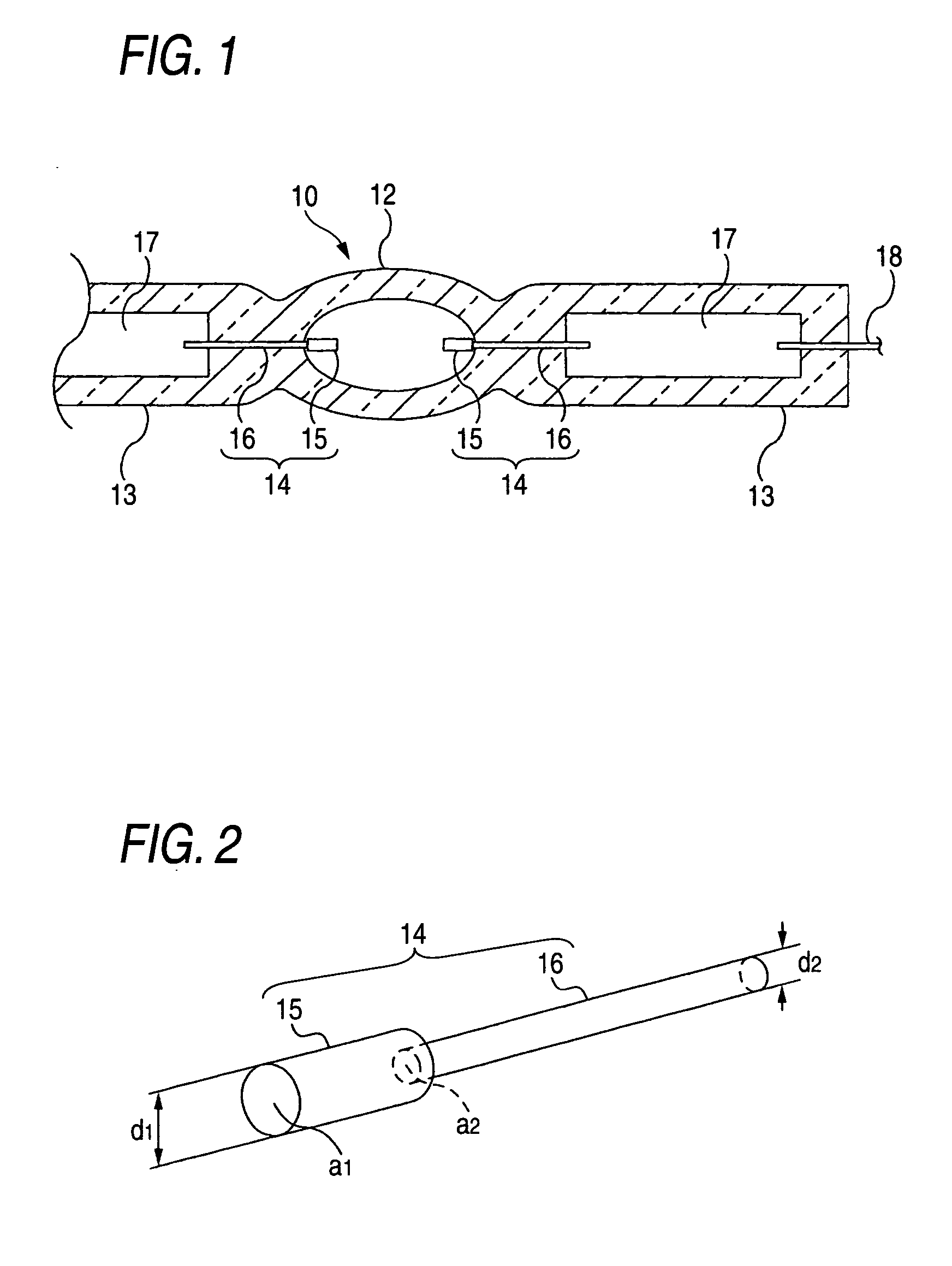 Arc tube for discharge lamp device