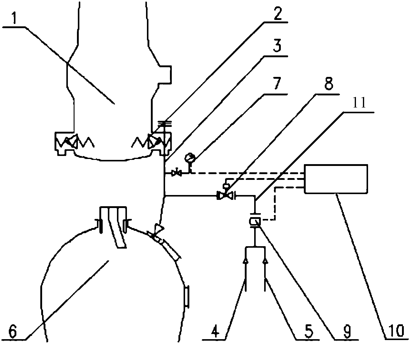 Device and method of COREX melting reduction ironmaking