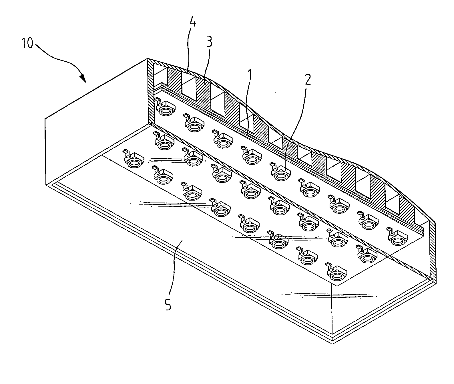 LED light source module with high efficiency heat dissipation