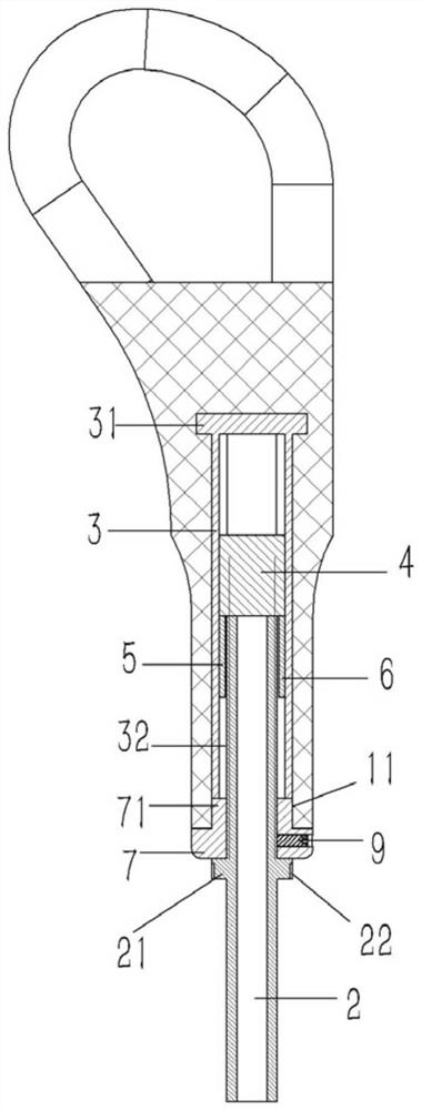 Automobile gear shifting handball convenient to disassemble and assemble