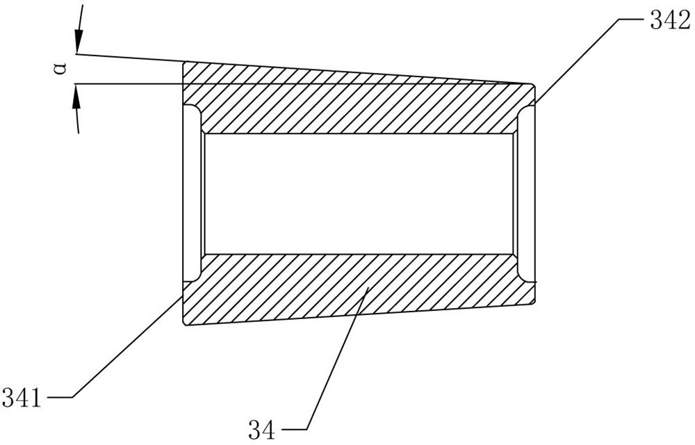 Turning conveying track adapting to rapid heating steel billet manufacturing