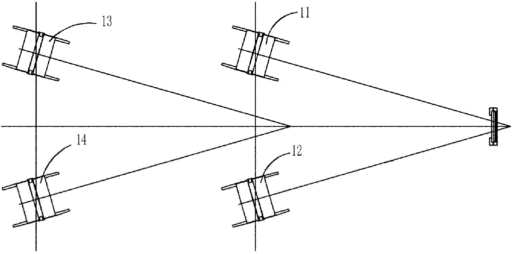 Centralized rotary creel stand