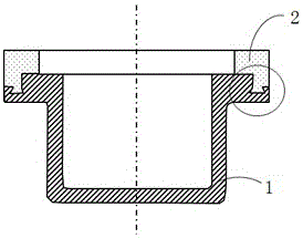 Method for connecting plastic and metal heterostructure