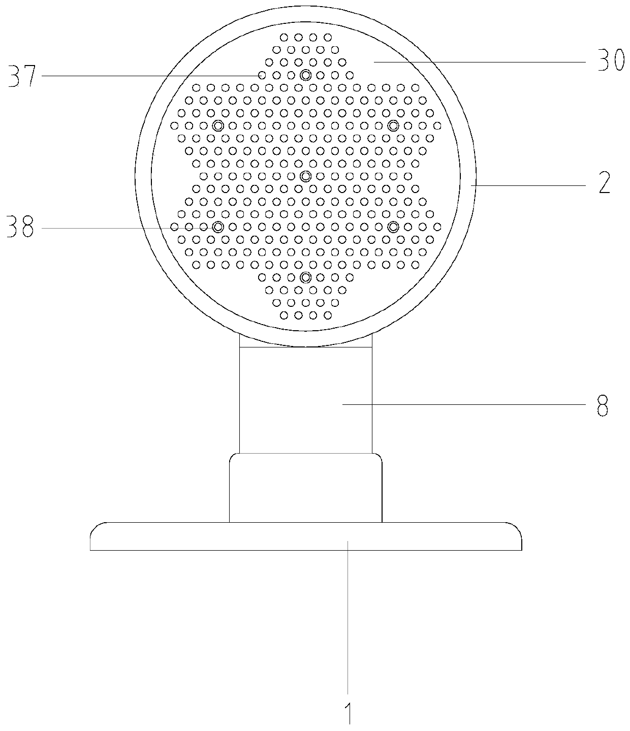 Microporous heater structure