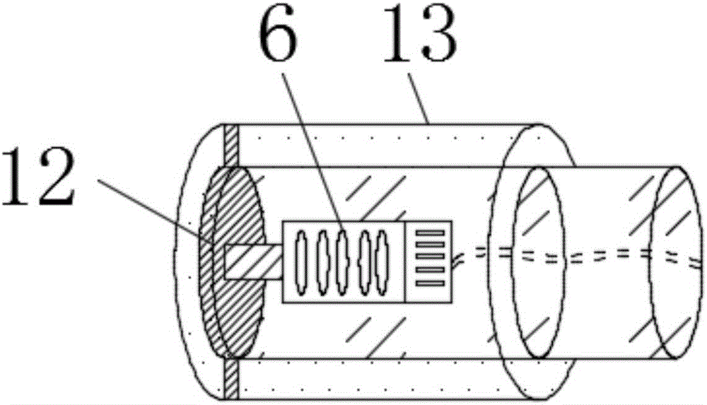 Airflow-type lithium feldspar smashing device