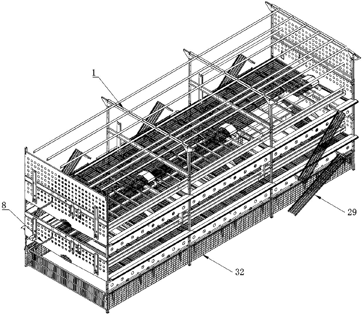 Welfare breeding system with complete functions