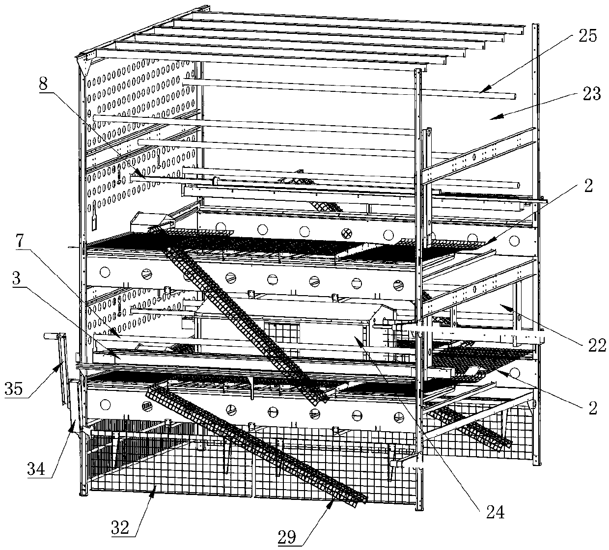 Welfare breeding system with complete functions