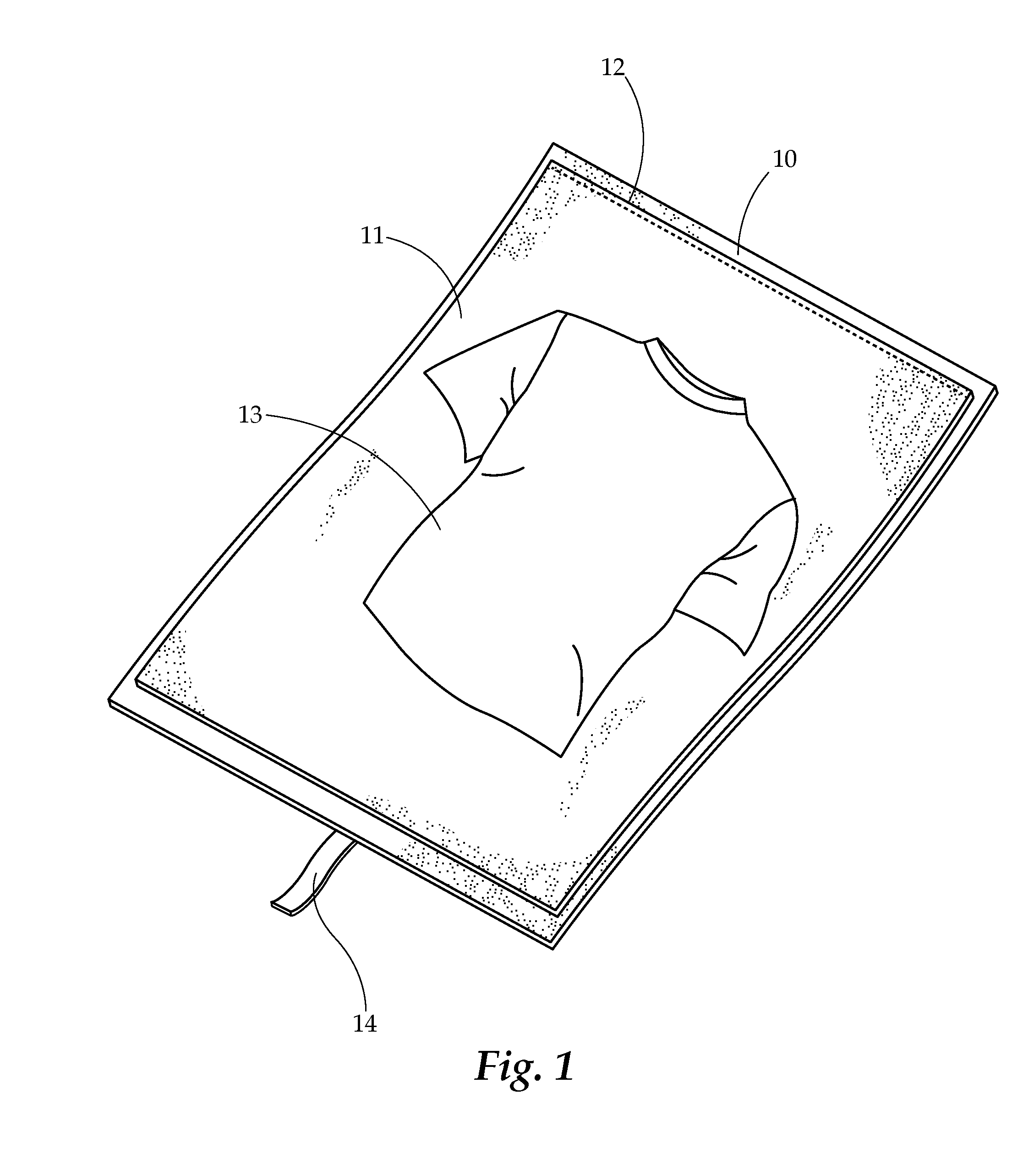 Rolled garment storage