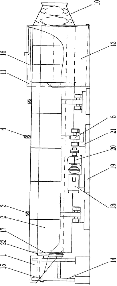 Rotary drum type hydraulic power disintegrator