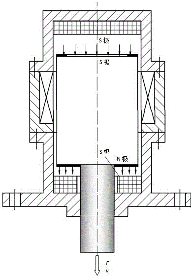 Permanent magnet assisted electromagnetic punching machine