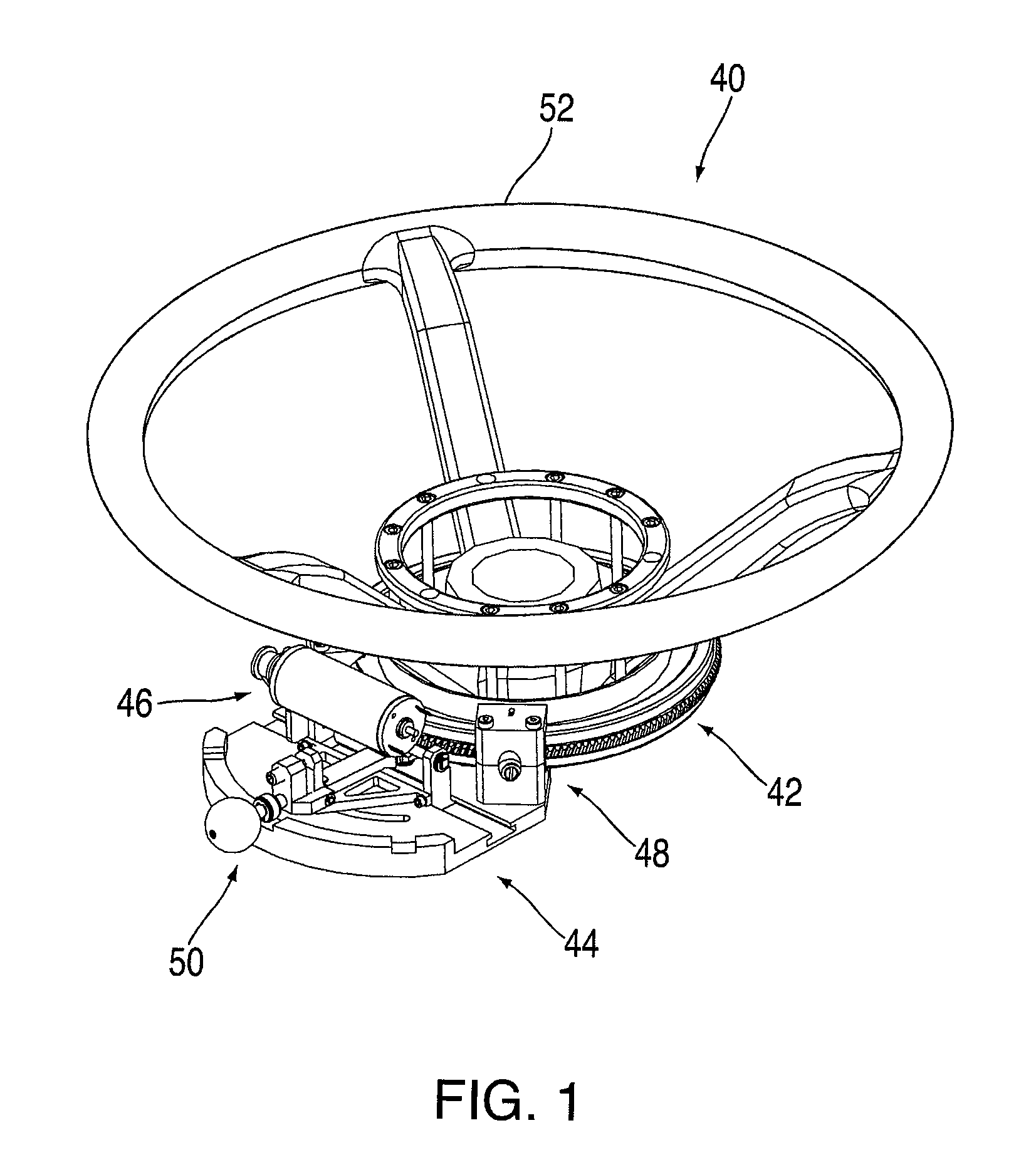 Steering wheel control mechanism