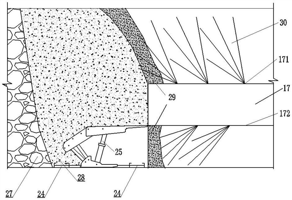 A kind of quasi-mining system and mining method of inclined phosphate rock