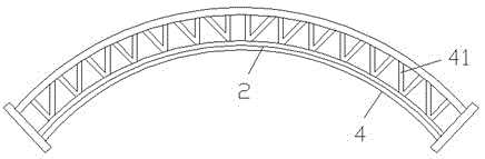 Cleaning maintenance device for outdoor steel structural component internally provided with LED lamp