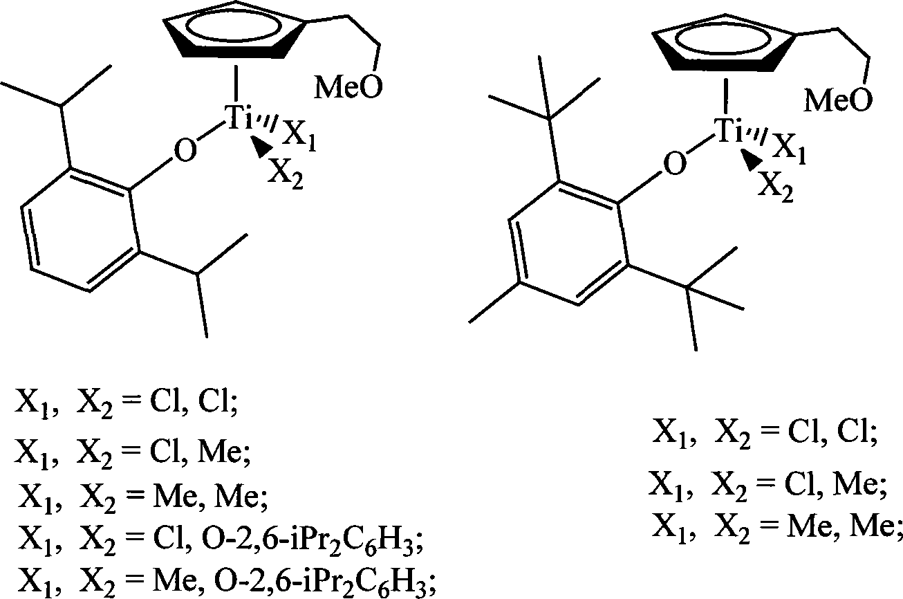 Non-bridged single/double-nucleus metallocene compound and uses thereof