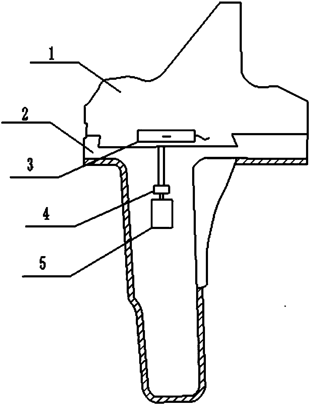 Customized bone-like trabecular structure knee joint prosthesis and manufacturing method