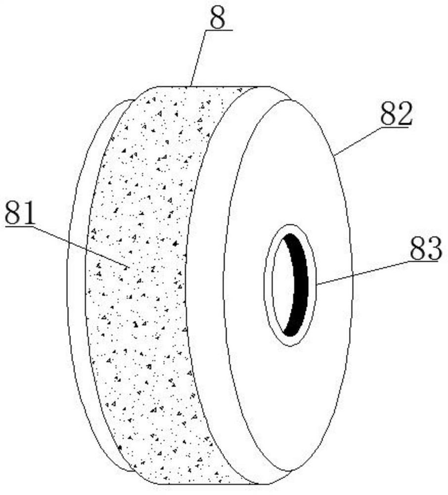 A surface polishing device for new energy vehicle motor processing