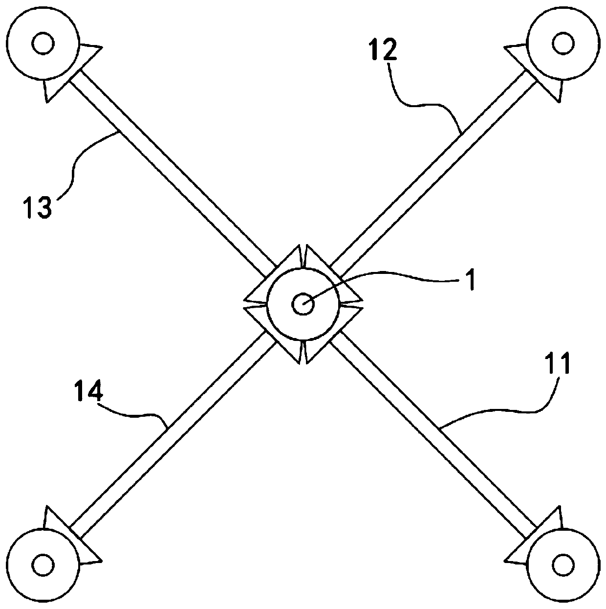 Flat tea processing method and device