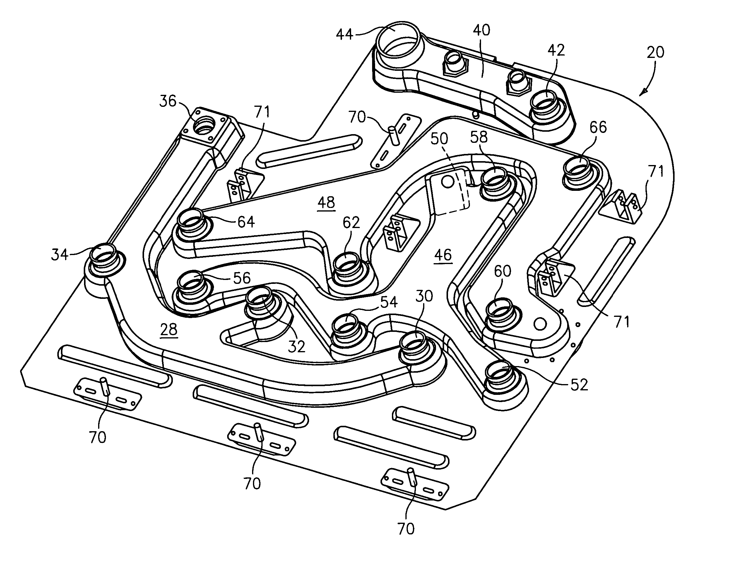 Fuel and air flow control in a multi-stack fuel cell power plant