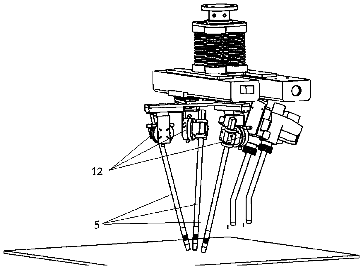 A multi-arc gun additive manufacturing system and method