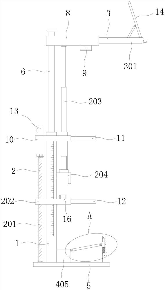 Demonstration device for physics teaching of gravitational acceleration