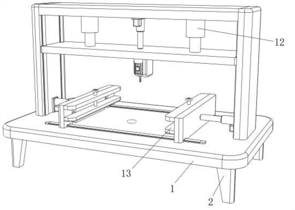 Drilling device for processing electronic components