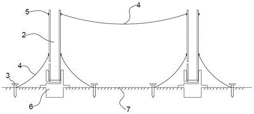 Movable type permeable spur structure capable of preventing coast erosion and construction method