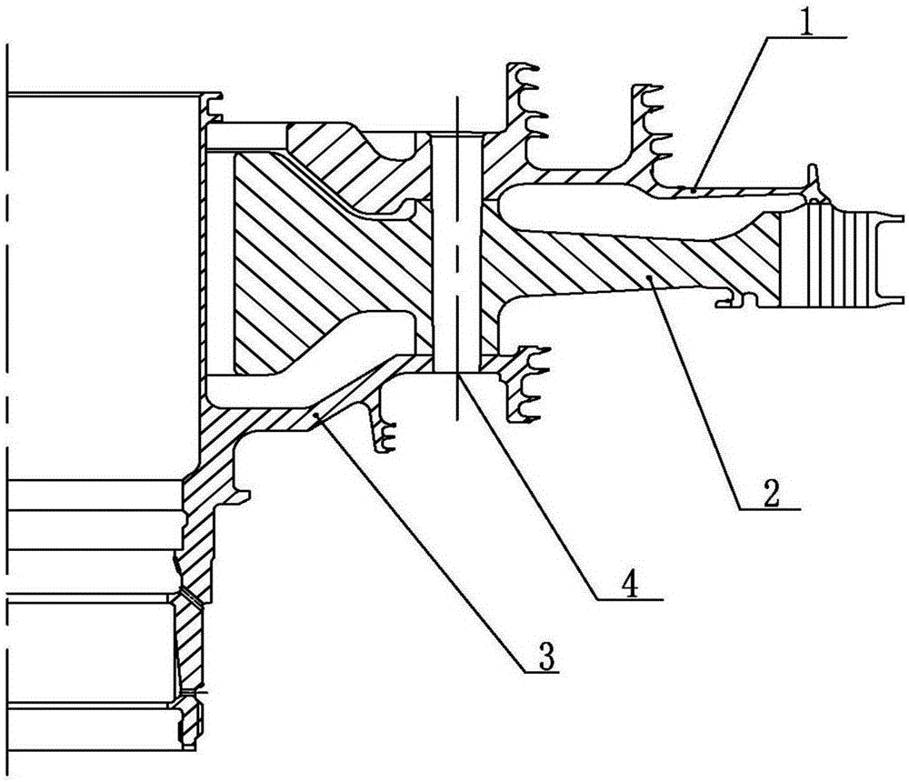 Numerical control machining method for combined matched drilling of taper holes of high-pressure turbine rotor