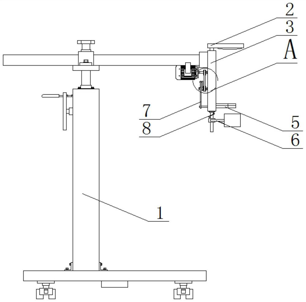 Oral cavity opening device clinically applicable to department of stomatology