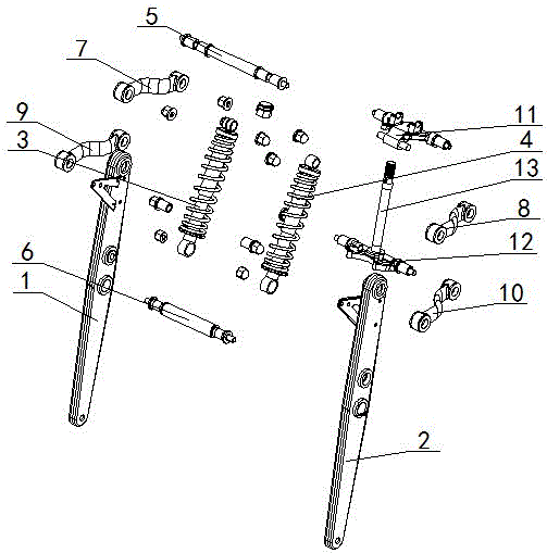 Motorcycle front shock absorber