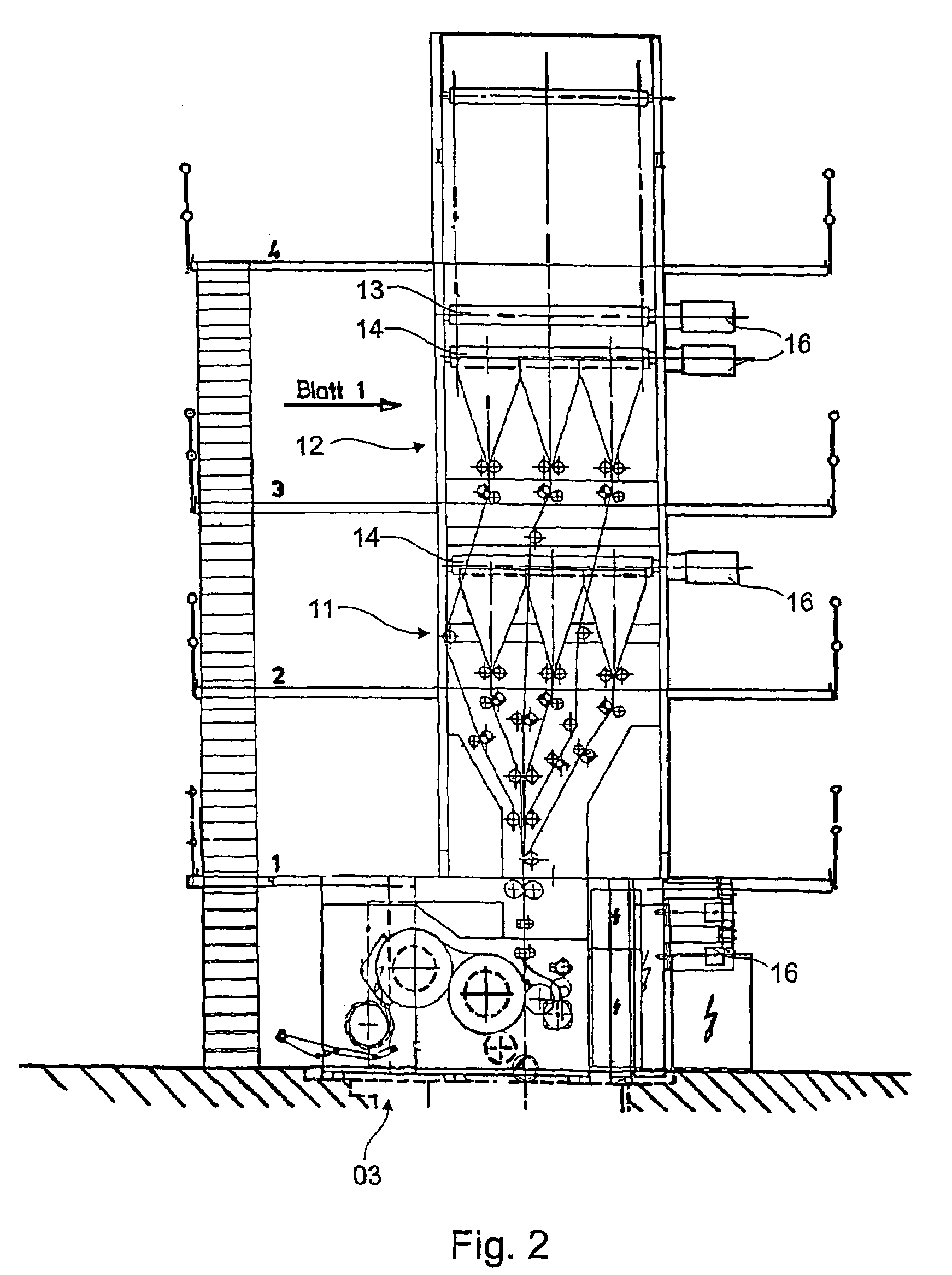 Devices for guiding a partial width web, guide element for guiding a partial width web and processing machine comprising said devices