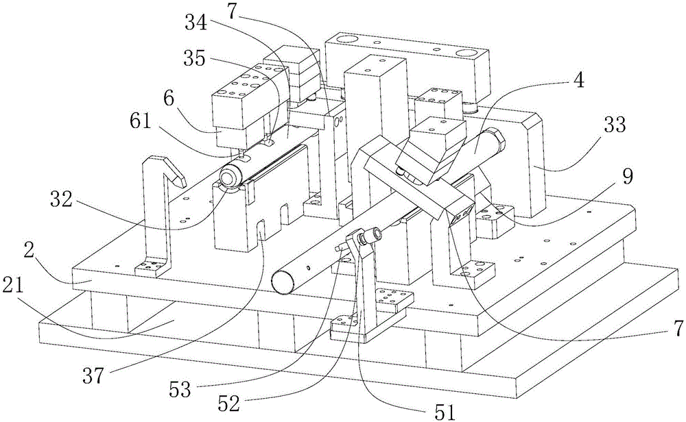 Device used for punching pipeline