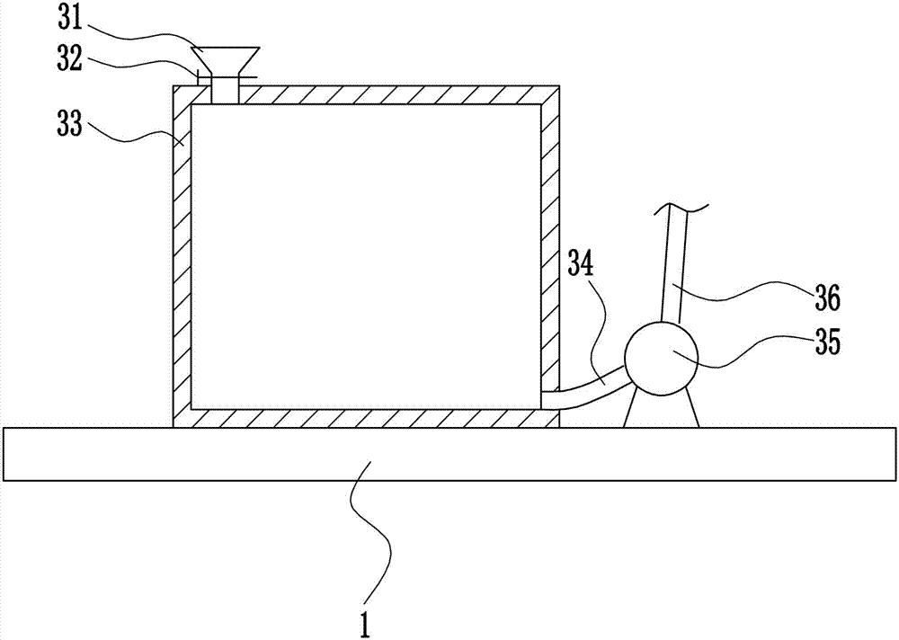 Animal fur unhairing device for leather manufacturing