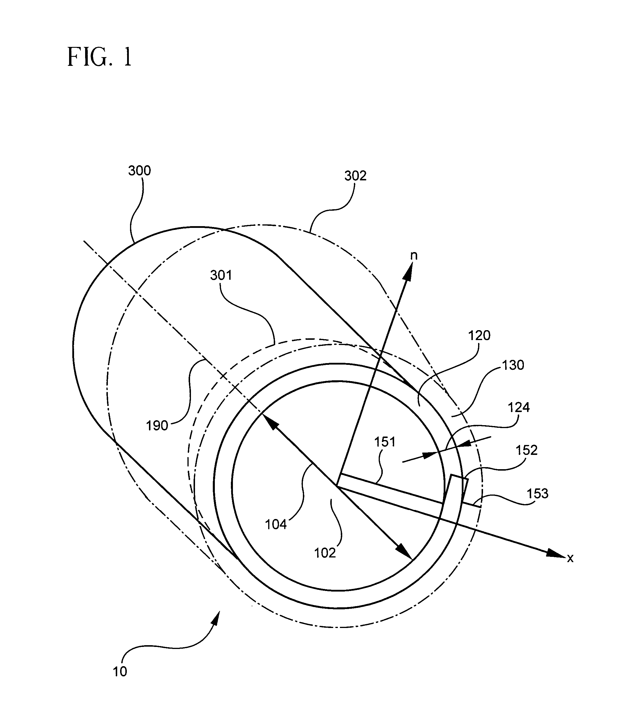 Transverse closed-loop resonator