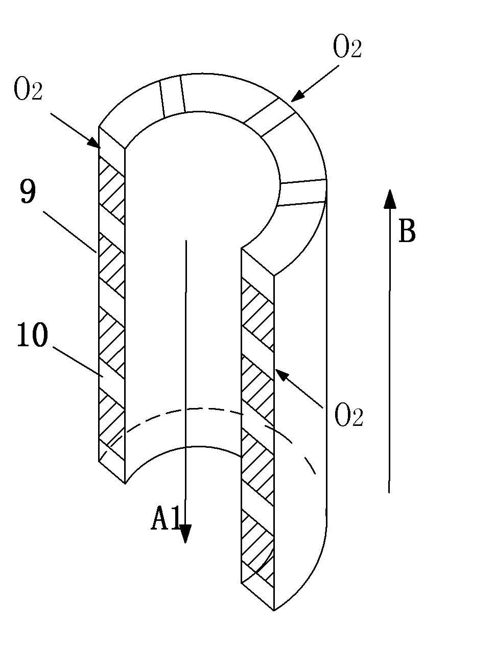 Film method aeration industrial flue gas desulfurization seawater recovery process