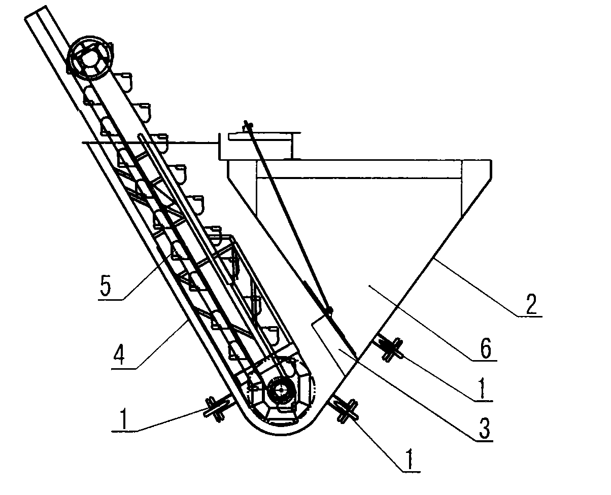 Equipment and method for salvaging granular materials in liquid