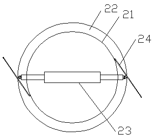 Rotary spraying device