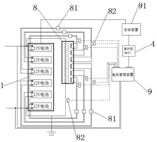 Charging type motor controller with battery management function