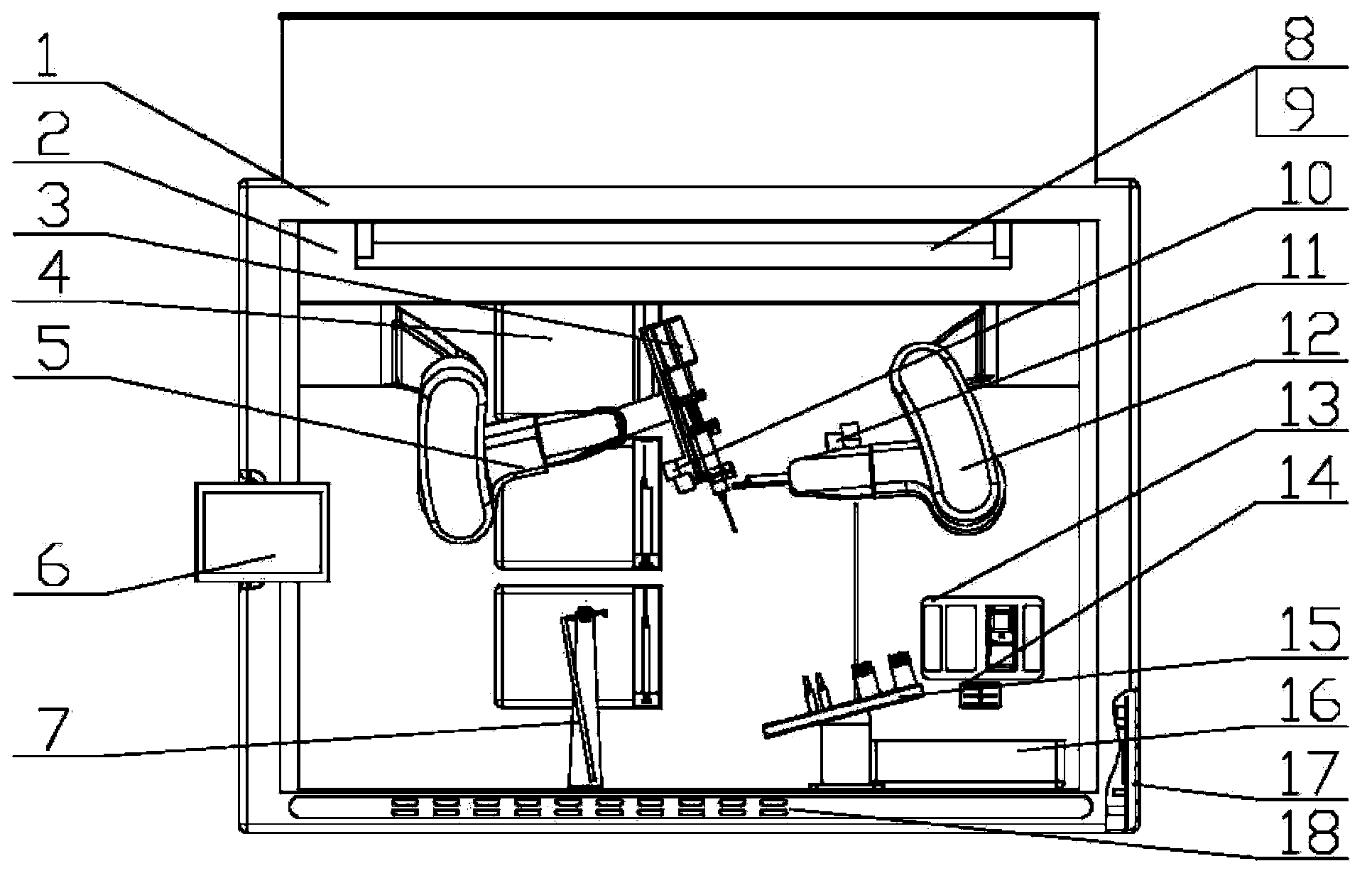 Mechanical automatic intravenous medicine mixing device