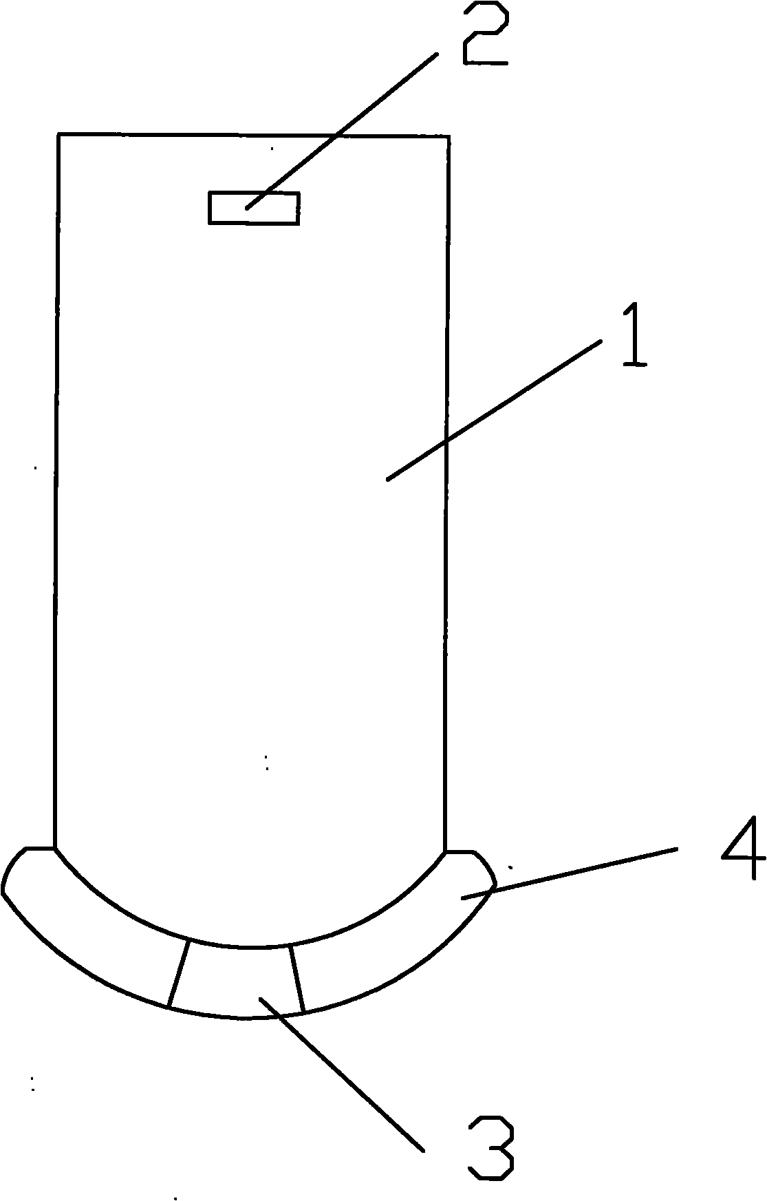 Portable illuminating device with ring-shaped light source