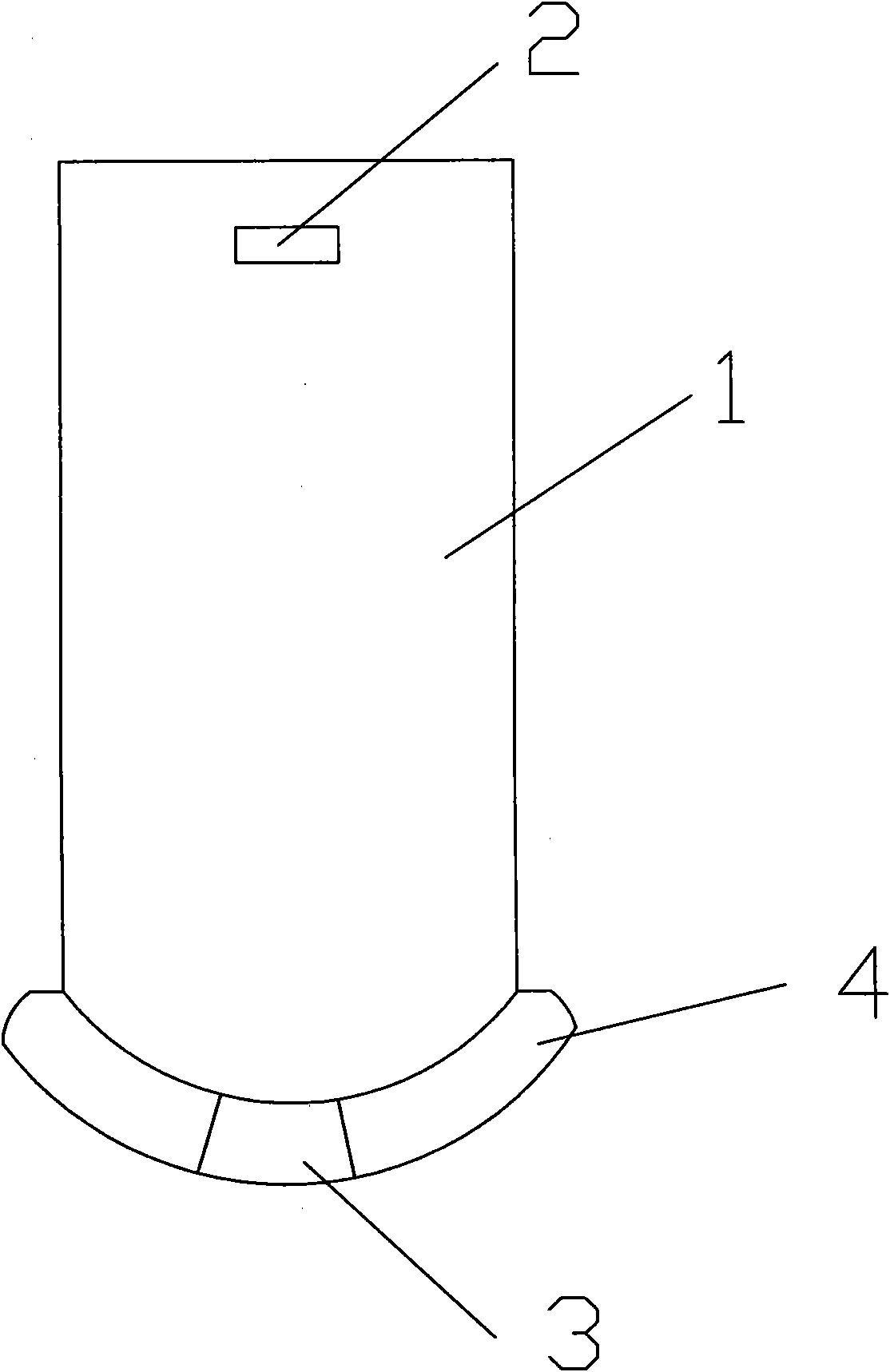 Portable illuminating device with ring-shaped light source