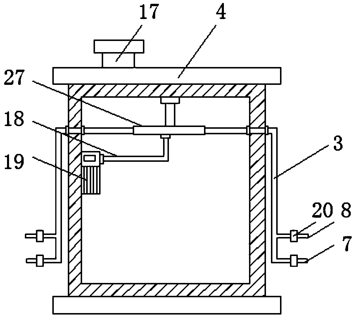 Watering device used for seedling raising