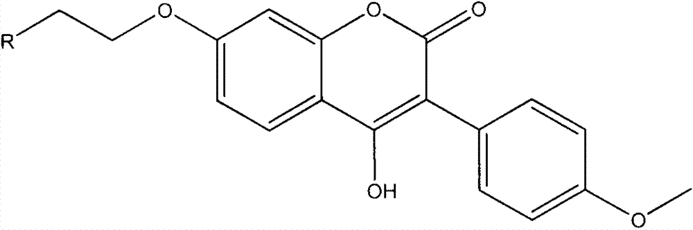 Coumestrol open-ring analogue and medical application thereof